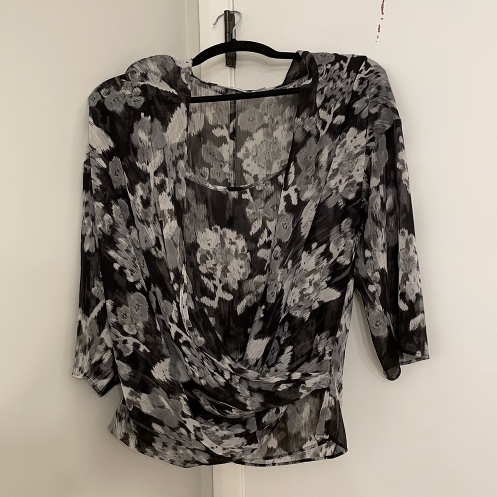 New York & Company Sheer Blouse